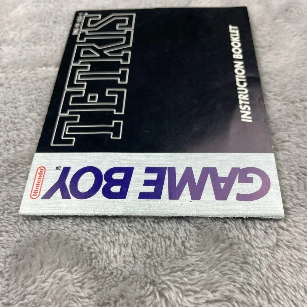Tetris Nintendo Gameboy Video Game MANUAL ONLY